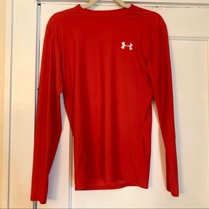 Under Armour Heat Gear Long Sleeved Shirt (Large)